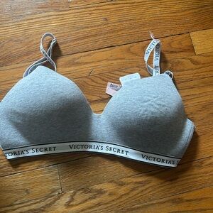 Victoria’s Secret Grey padded push-up bra size 36D